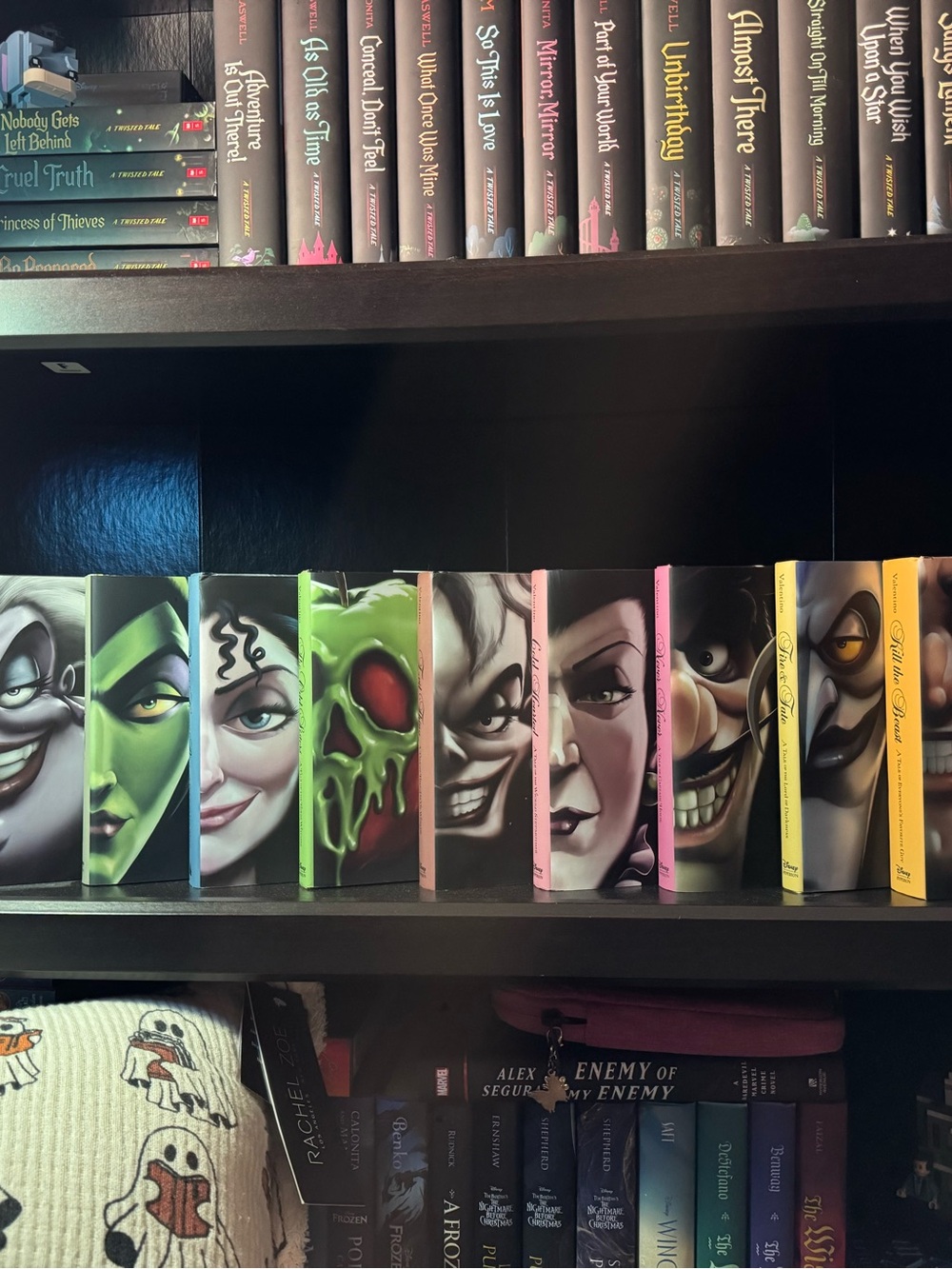Villain Art Book Spine Set Decorative Shelf Panels - Multicolor